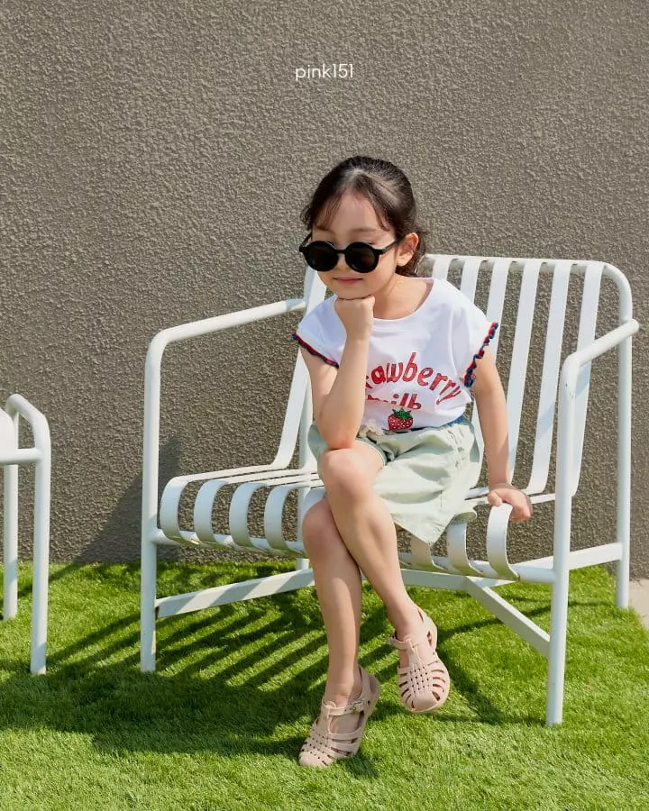 Pink151 - Korean Children Fashion - #stylishchildhood - Strawberry Sleeveless - 3
