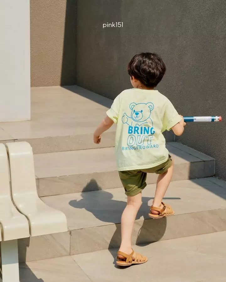 Pink151 - Korean Children Fashion - #todddlerfashion - Out Bear Tee - 7
