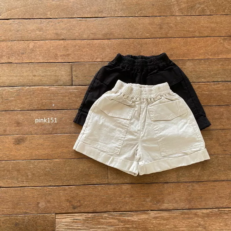 Pink151 - Korean Children Fashion - #toddlerclothing - Big Pocket Shorts - 8