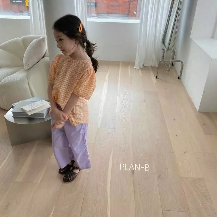 Plan B - Korean Children Fashion - #kidzfashiontrend - Check Blouse - 4