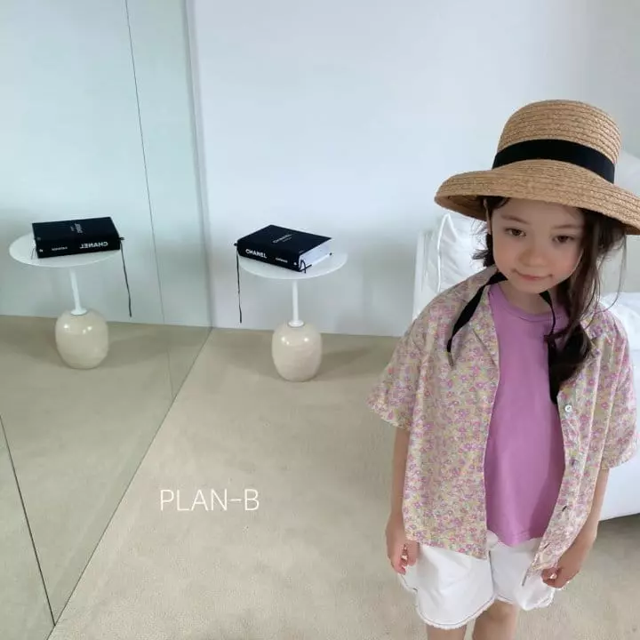 Plan B - Korean Children Fashion - #Kfashion4kids - Short Basic Tee - 3