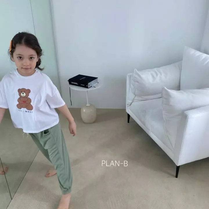Plan B - Korean Children Fashion - #childofig - Love Heart Bear Tee - 12