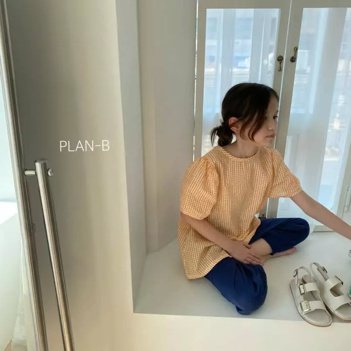 Plan B - Korean Children Fashion - #childofig - Check Blouse - 9
