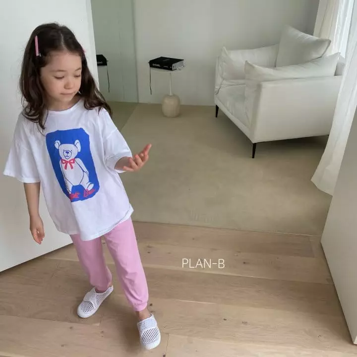 Plan B - Korean Children Fashion - #designkidswear - Red Ribbon Bear Te - 2