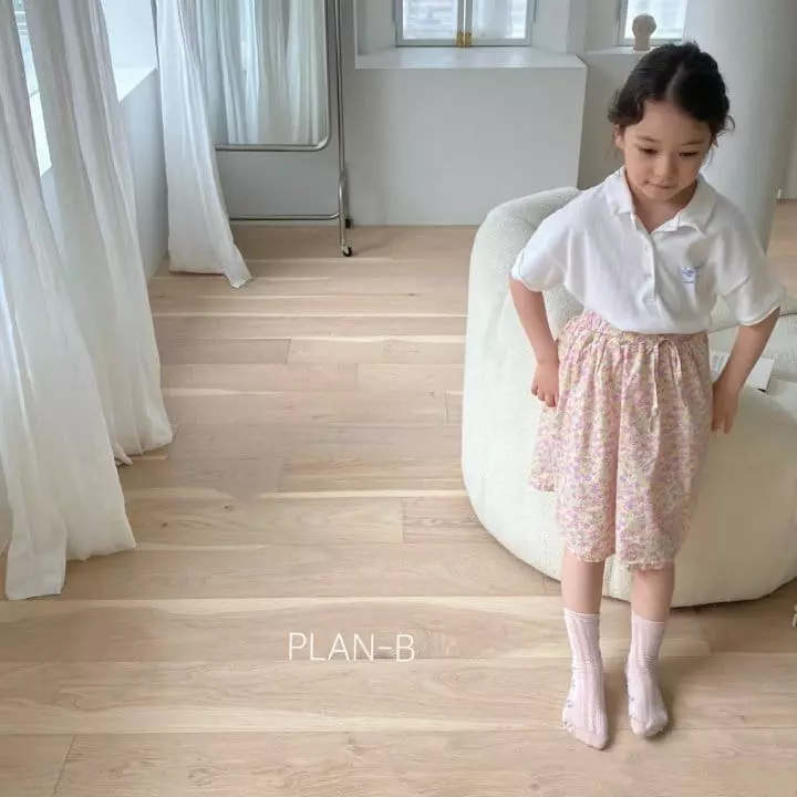 Plan B - Korean Children Fashion - #discoveringself - Waffle Collar Tee