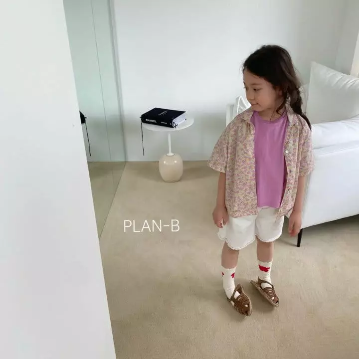 Plan B - Korean Children Fashion - #discoveringself - Short Basic Tee - 12