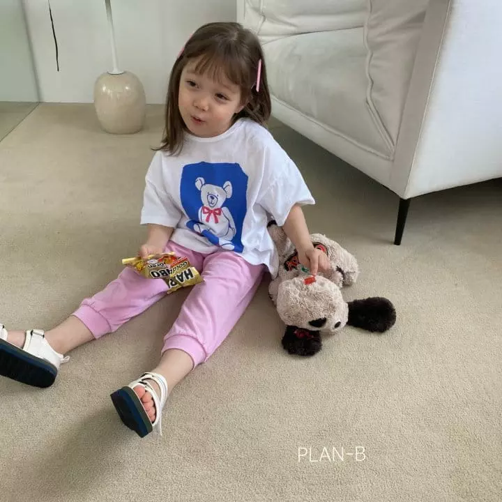 Plan B - Korean Children Fashion - #discoveringself - Red Ribbon Bear Te - 4