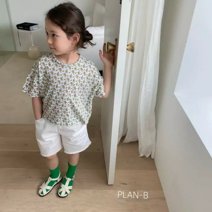 Plan B - Korean Children Fashion - #fashionkids - Flower Tee