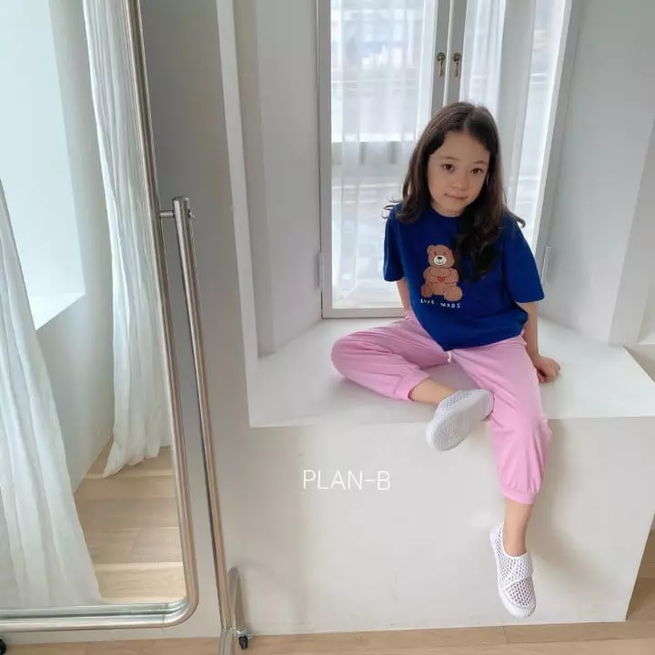 Plan B - Korean Children Fashion - #fashionkids - Love Heart Bear Tee - 4