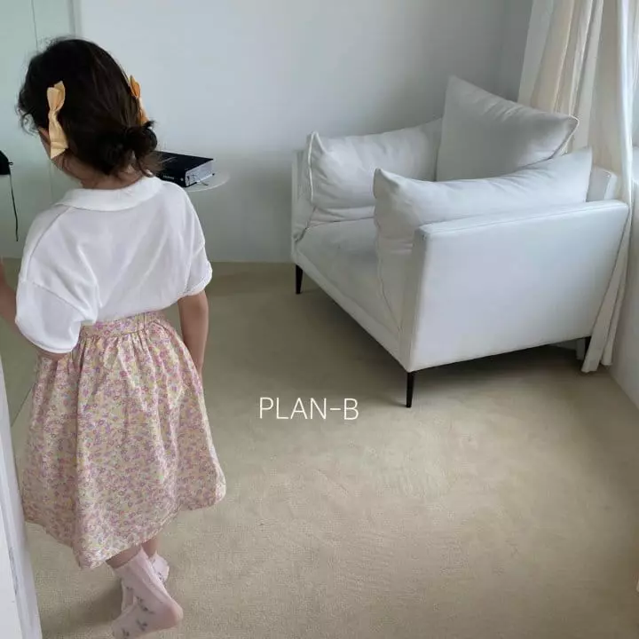 Plan B - Korean Children Fashion - #kidsshorts - Waffle Collar Tee - 3