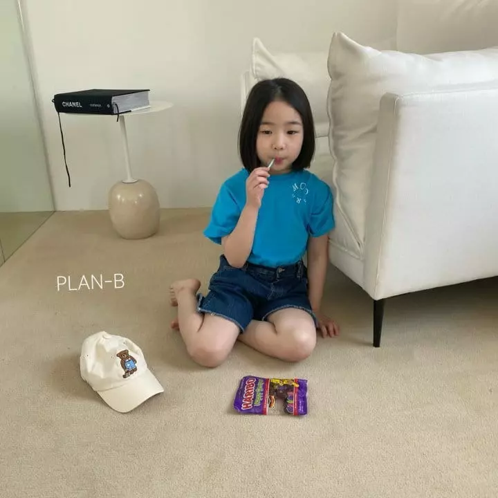 Plan B - Korean Children Fashion - #kidsshorts - Morden Tee - 7