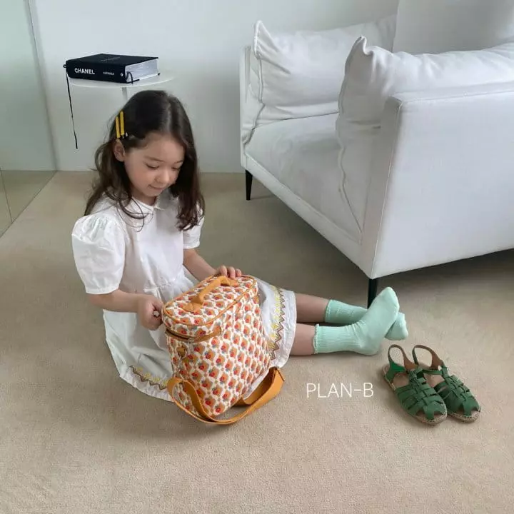 Plan B - Korean Children Fashion - #kidsshorts - Smooth Flower Embroidery One-piece - 5