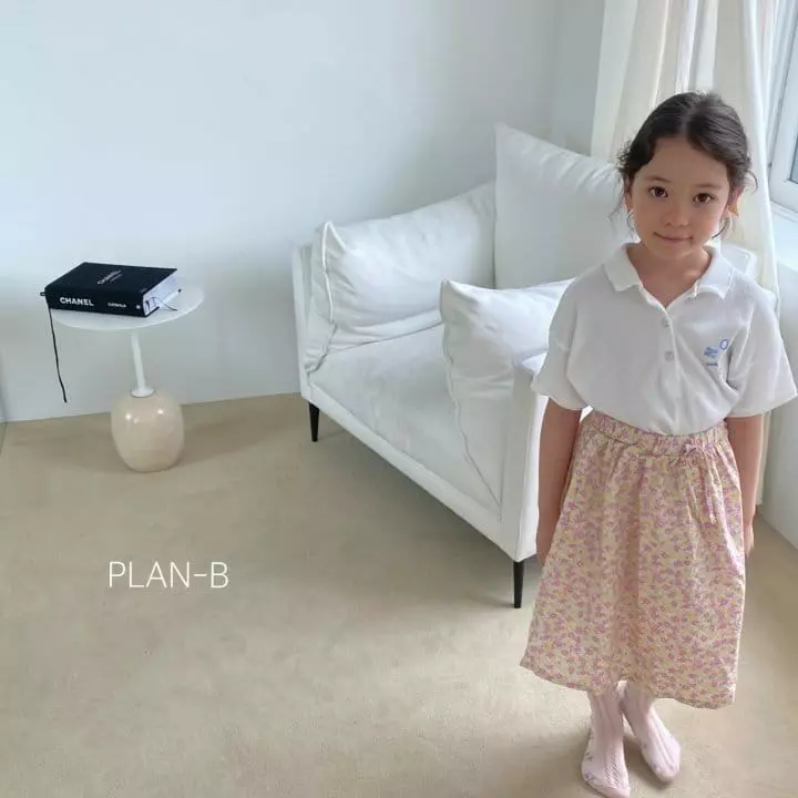 Plan B - Korean Children Fashion - #kidsshorts - Waffle Collar Tee - 4