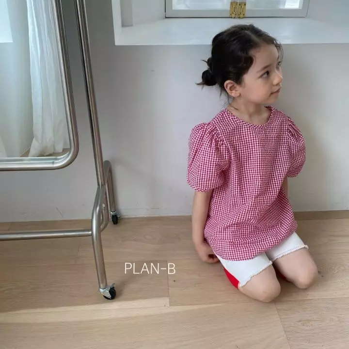 Plan B - Korean Children Fashion - #kidsstore - Check Blouse - 2