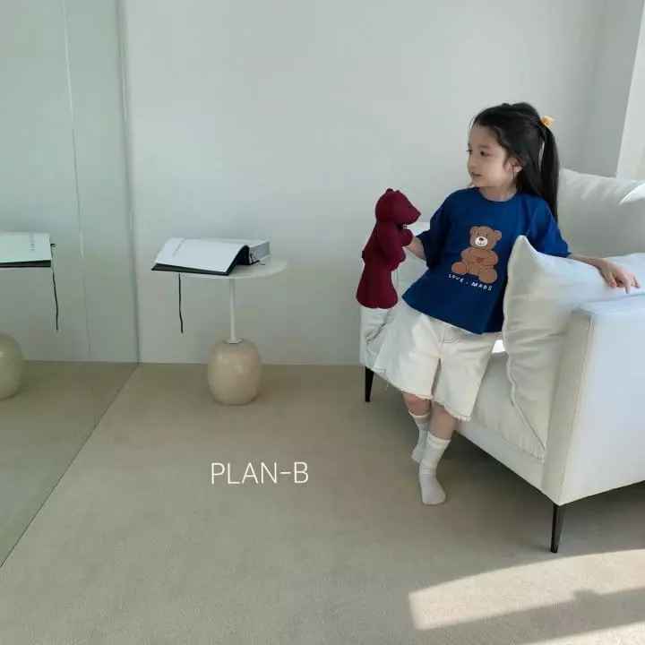 Plan B - Korean Children Fashion - #kidzfashiontrend - Love Heart Bear Tee - 6