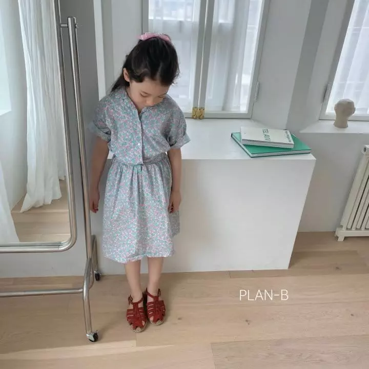 Plan B - Korean Children Fashion - #kidzfashiontrend - Babay Flower Skirt
