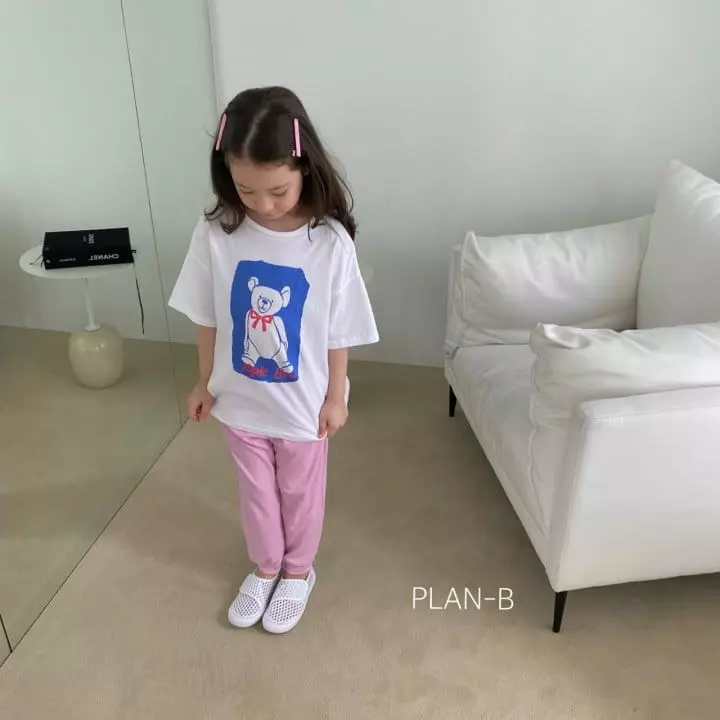 Plan B - Korean Children Fashion - #littlefashionista - Red Ribbon Bear Te - 9