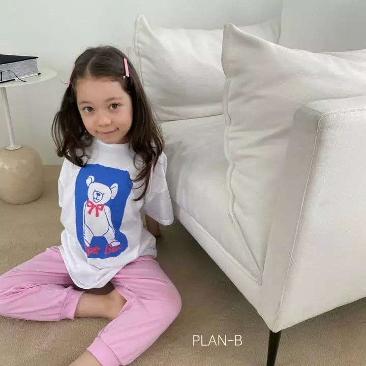 Plan B - Korean Children Fashion - #magicofchildhood - Red Ribbon Bear Te - 10
