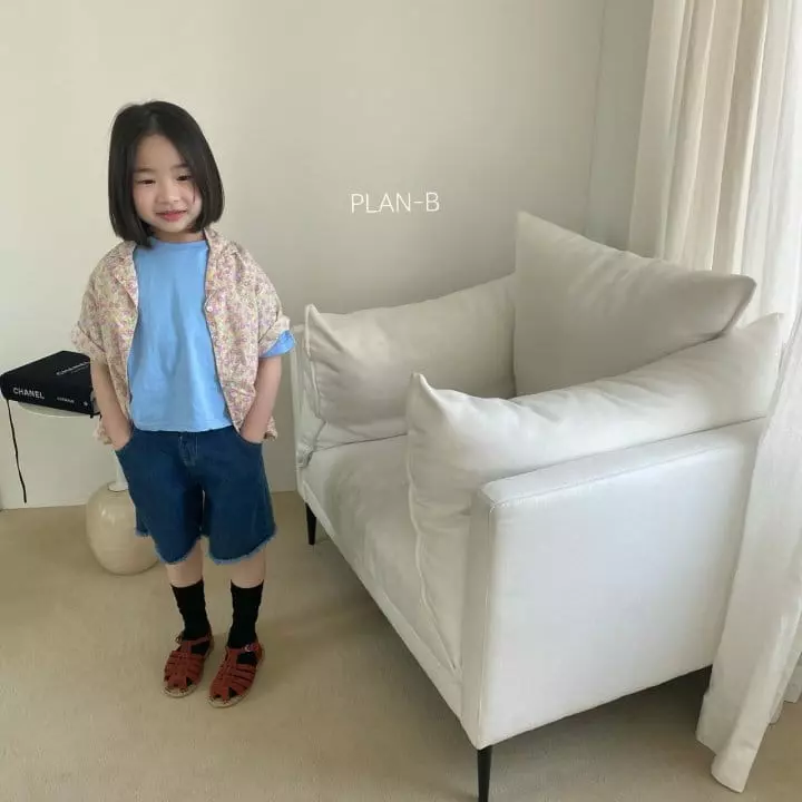 Plan B - Korean Children Fashion - #minifashionista - Short Basic Tee - 6