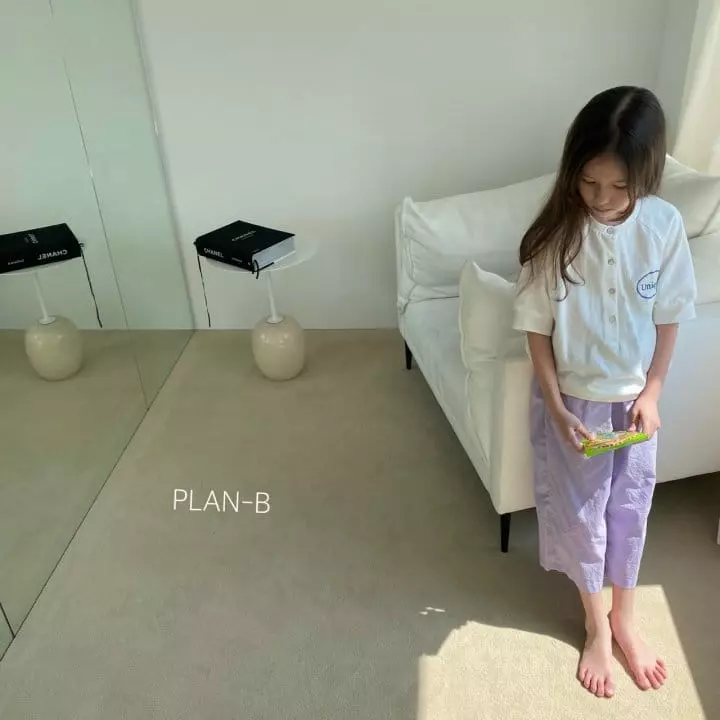 Plan B - Korean Children Fashion - #stylishchildhood - Thin Button Pants - 8