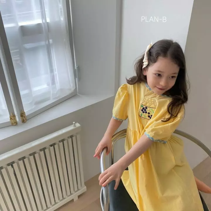 Plan B - Korean Children Fashion - #todddlerfashion - Strawberry Grape One-piece - 12