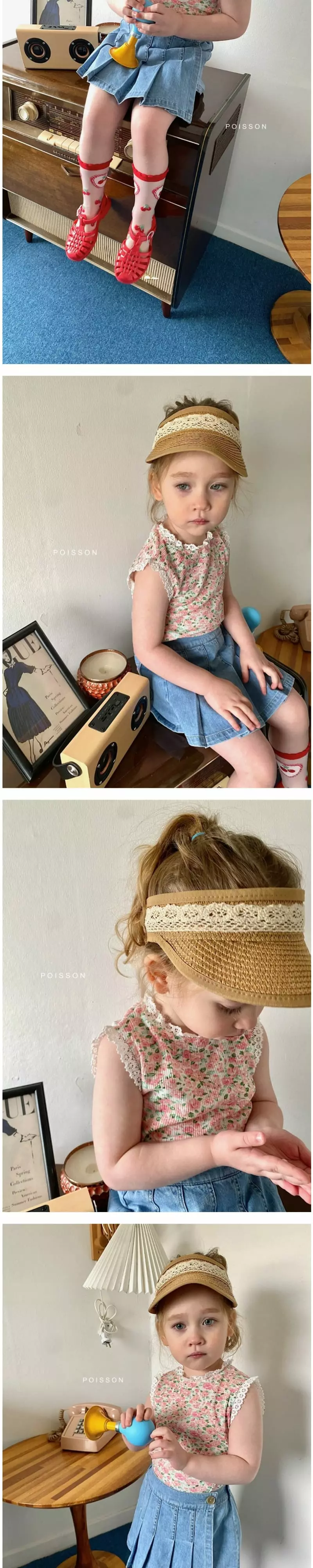 Poisson - Korean Children Fashion - #Kfashion4kids - Eyelet Tee - 2