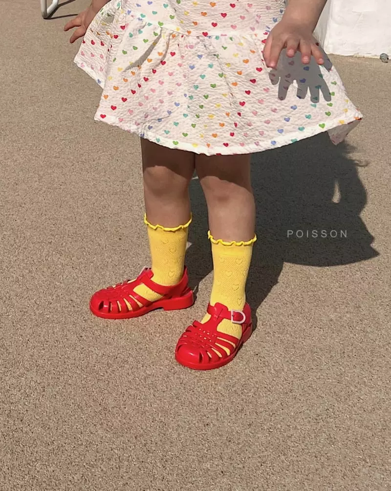 Poisson - Korean Children Fashion - #Kfashion4kids - Eyelet Socks Set - 6