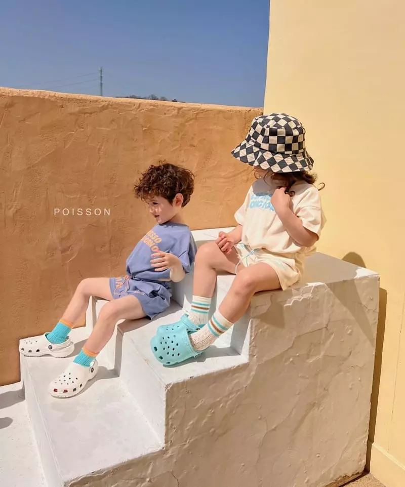 Poisson - Korean Children Fashion - #childofig - But You O Top Bottom Set - 6