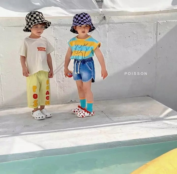 Poisson - Korean Children Fashion - #childofig - Beach Pants - 2