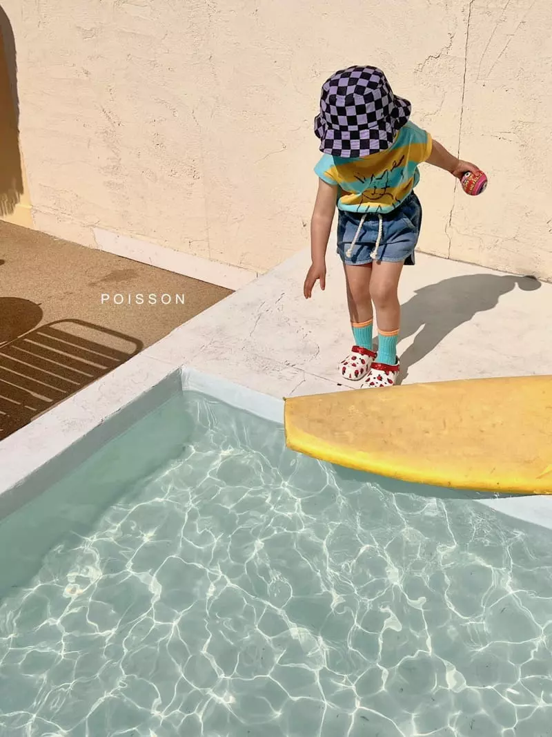 Poisson - Korean Children Fashion - #designkidswear - Stripes Kitty Tee - 12