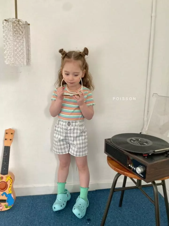 Poisson - Korean Children Fashion - #designkidswear - Yoni Check Pants - 10