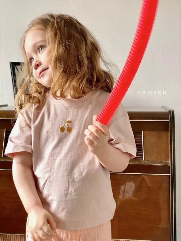 Poisson - Korean Children Fashion - #discoveringself - Cherry Tee - 8