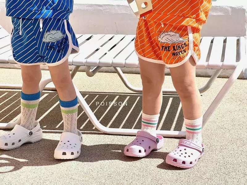 Poisson - Korean Children Fashion - #discoveringself - Ble Socks Set - 2