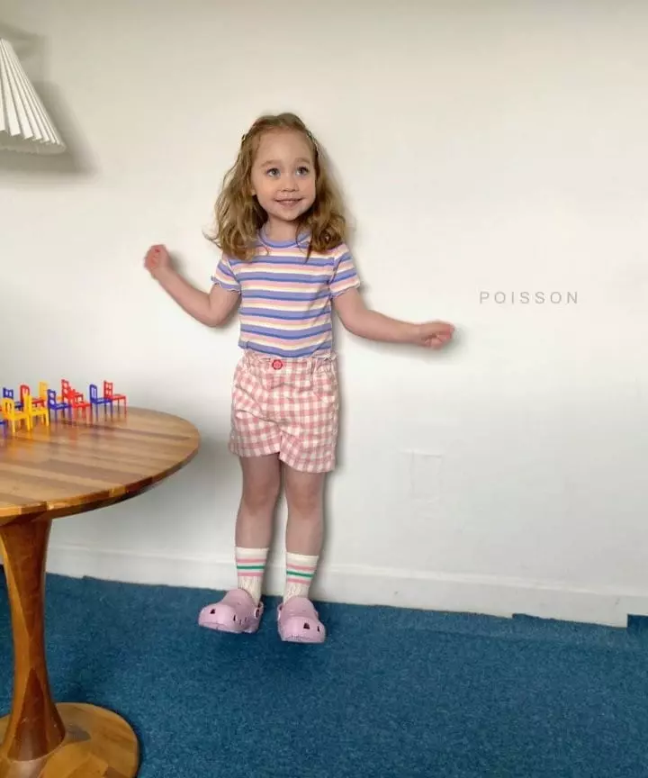 Poisson - Korean Children Fashion - #discoveringself - Yoni Check Pants - 11