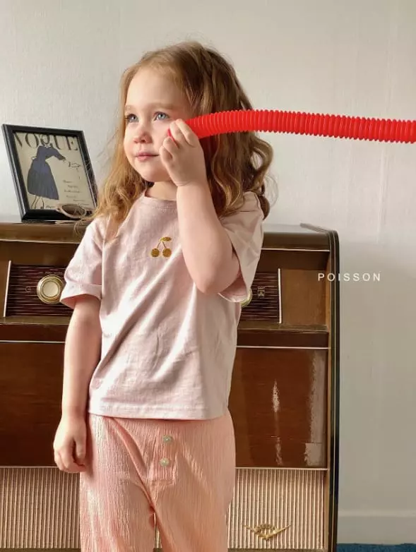 Poisson - Korean Children Fashion - #fashionkids - Cherry Tee - 9