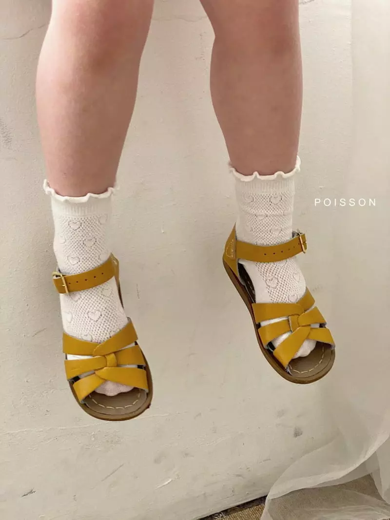 Poisson - Korean Children Fashion - #fashionkids - Eyelet Socks Set - 2