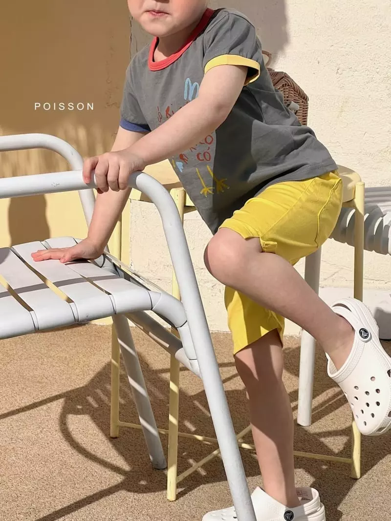 Poisson - Korean Children Fashion - #kidsshorts - Ggoggo Tee - 7