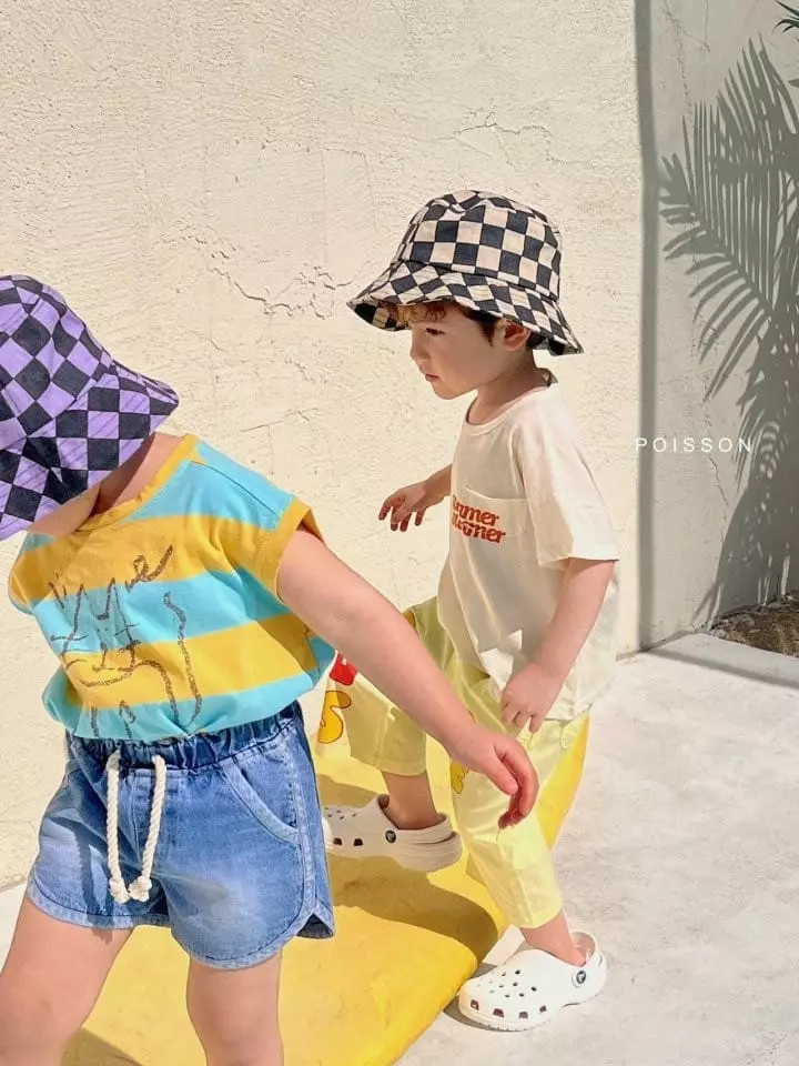 Poisson - Korean Children Fashion - #kidsstore - Burner Pocket Tee - 12