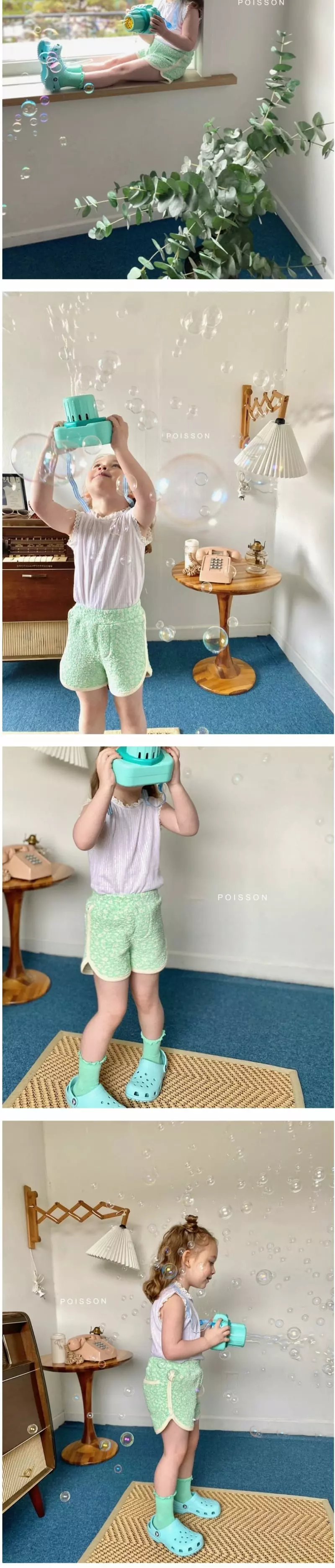 Poisson - Korean Children Fashion - #kidzfashiontrend - Flower Pants - 3
