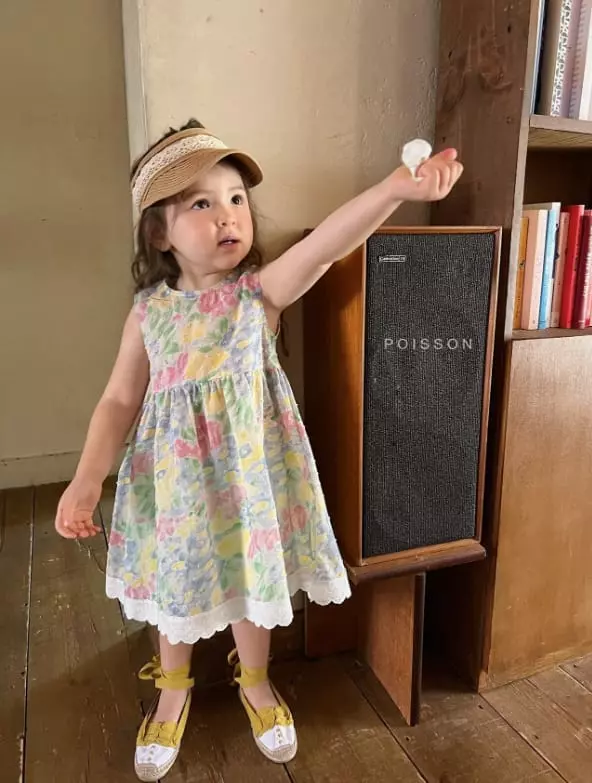 Poisson - Korean Children Fashion - #littlefashionista - Garden One-piece