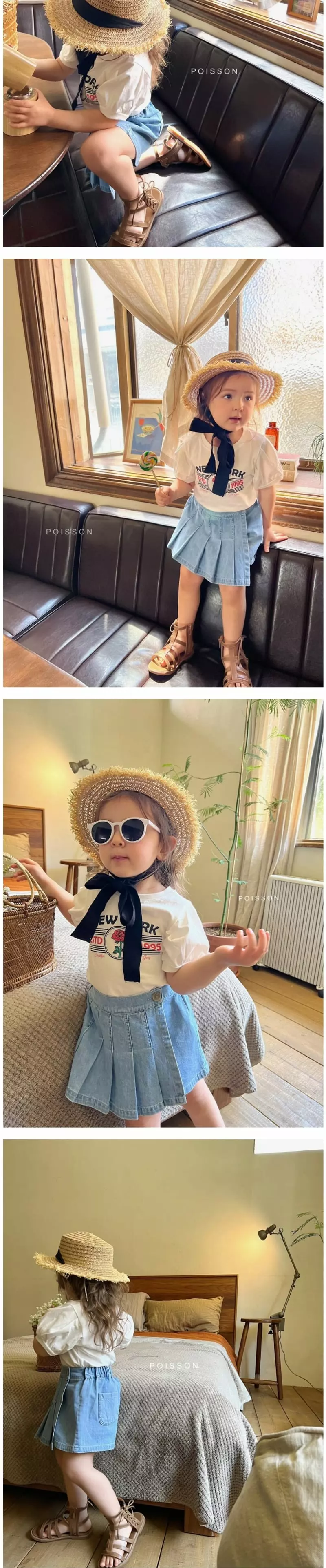 Poisson - Korean Children Fashion - #magicofchildhood - Rose Tee - 3