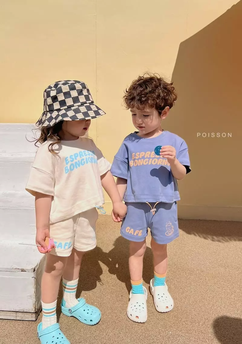 Poisson - Korean Children Fashion - #magicofchildhood - But You O Top Bottom Set - 2