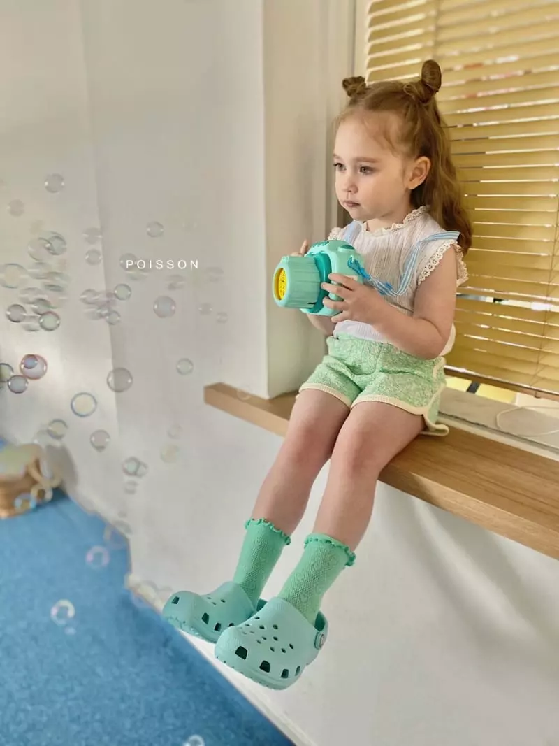 Poisson - Korean Children Fashion - #magicofchildhood - Eyelet Socks Set - 8
