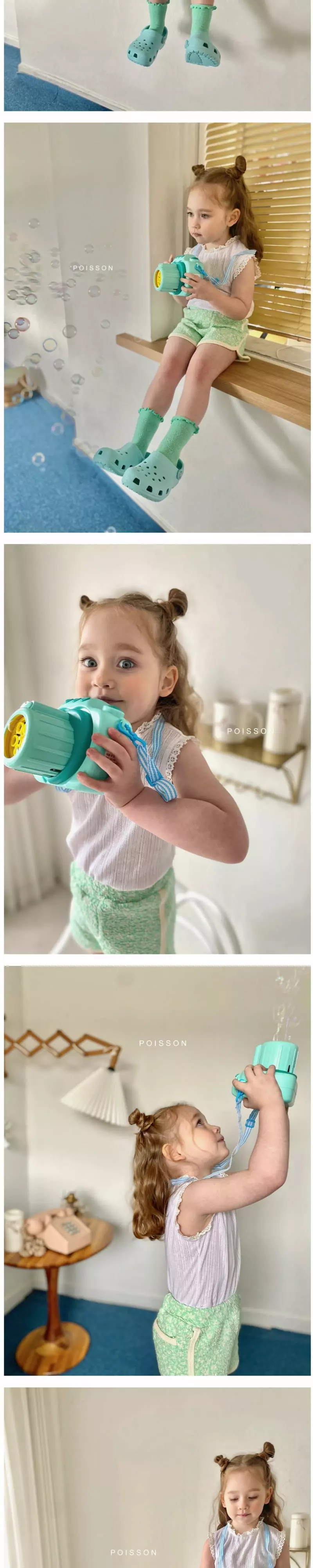 Poisson - Korean Children Fashion - #minifashionista - Eyelet Tee - 5