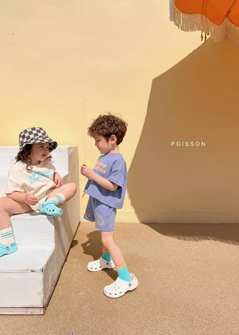 Poisson - Korean Children Fashion - #minifashionista - But You O Top Bottom Set - 3