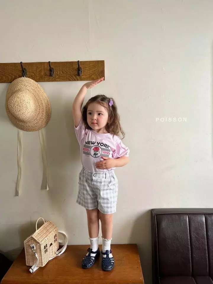 Poisson - Korean Children Fashion - #minifashionista - Yoni Check Pants - 3