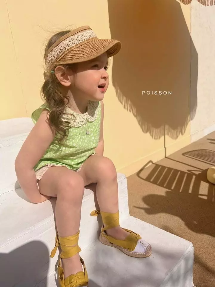 Poisson - Korean Children Fashion - #minifashionista - Bijou Collar Blouse - 2