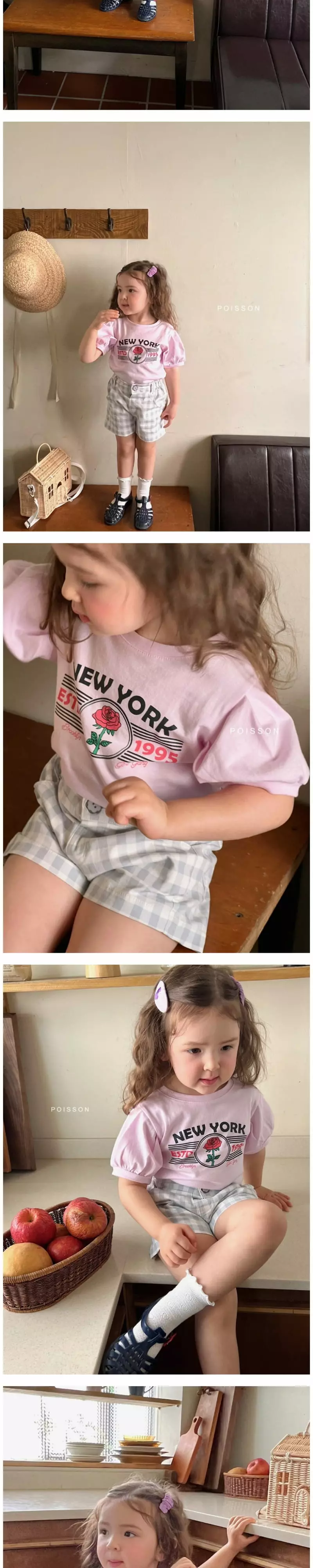 Poisson - Korean Children Fashion - #prettylittlegirls - Rose Tee - 5