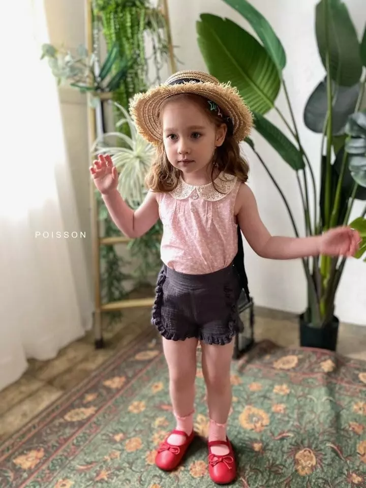 Poisson - Korean Children Fashion - #prettylittlegirls - Bijou Collar Blouse - 3
