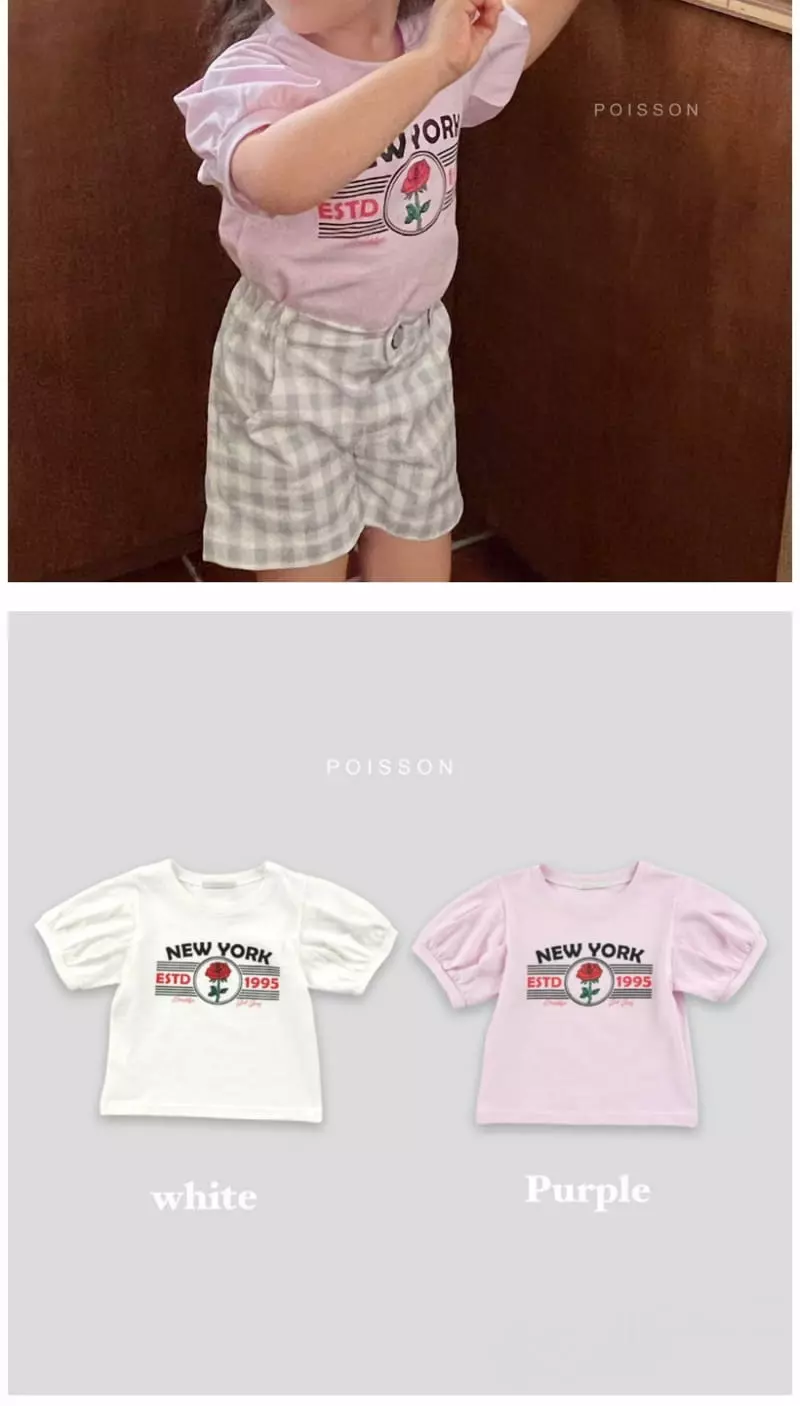 Poisson - Korean Children Fashion - #todddlerfashion - Rose Tee - 6